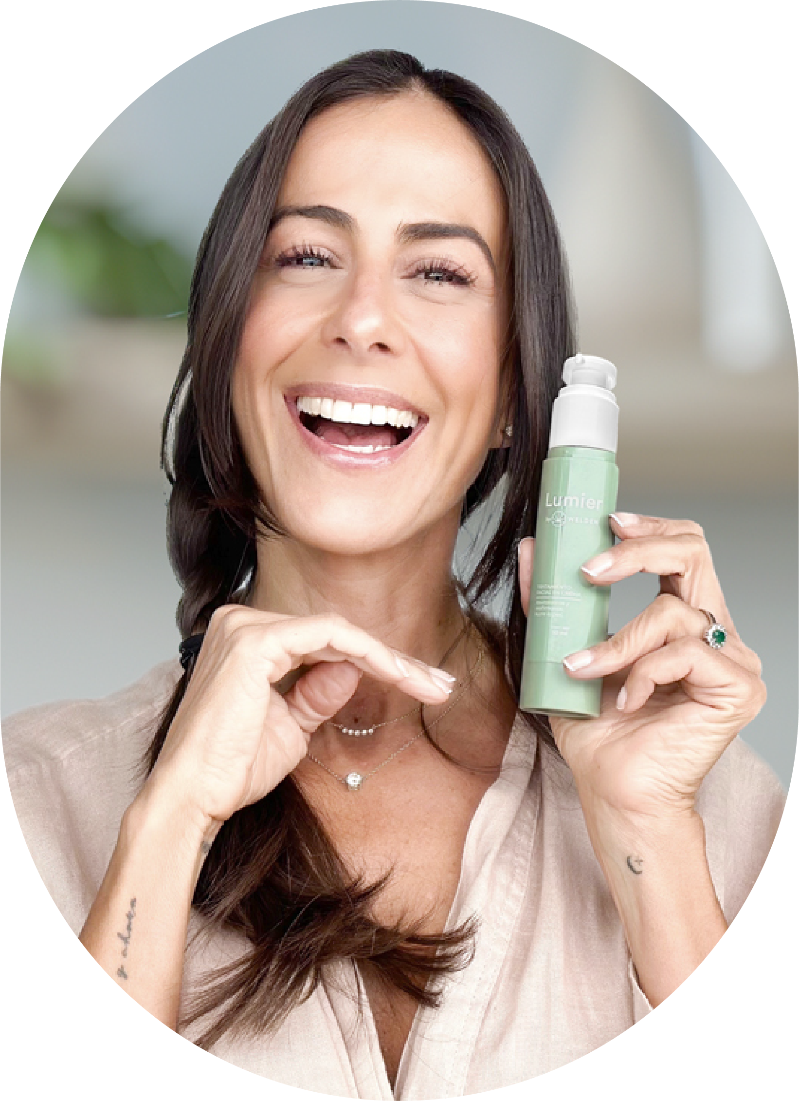 Crema hidratante facial Lumier para mujer